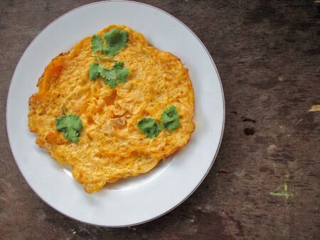 Fried eggsの写真素材