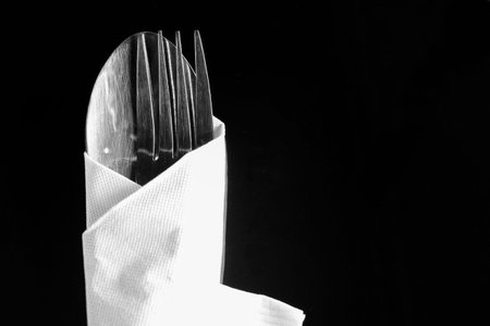 Fork and spoonの写真素材