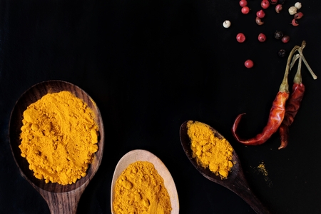 Turmeric powderの写真素材