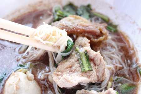 Vietnamese pho noodles