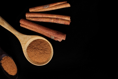 Cinnamon powderの写真素材