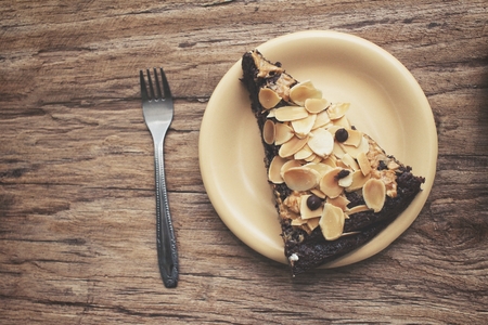 Chocolate brownies cakeの写真素材