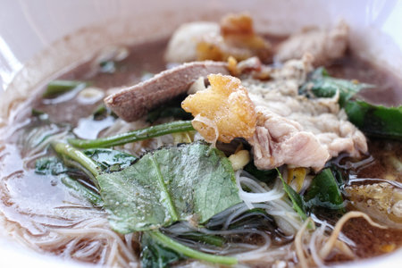 Vietnamese pho noodles