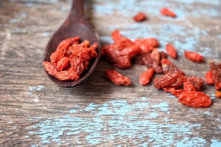 Dried goji berriesの写真素材