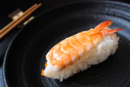 Sushi shrimpの写真素材