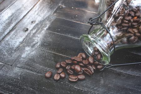Roasted coffee beans