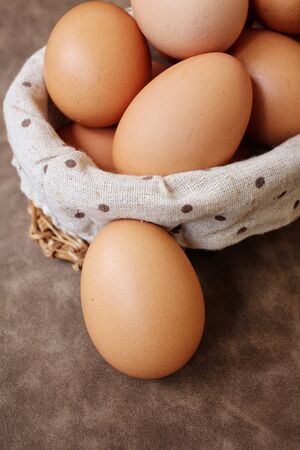 Eggs basketの写真素材