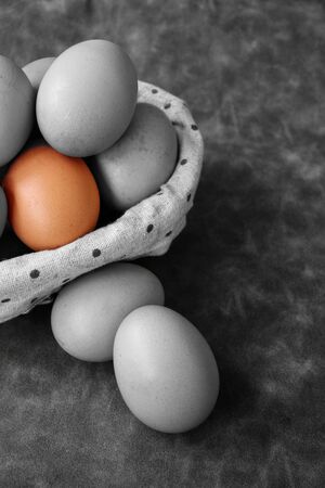 Eggs basketの写真素材