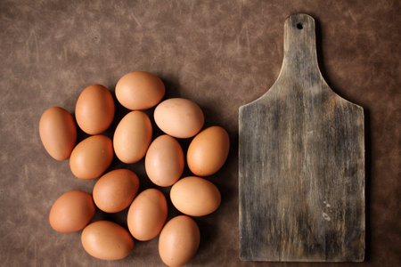 Eggs with chopping