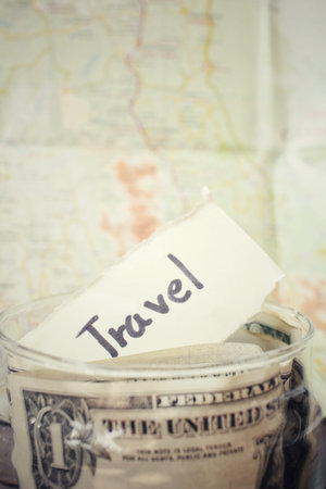 Money travelの写真素材
