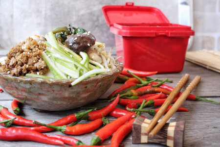 Bibimbap korean food