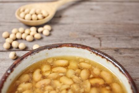 Salted soy beansの写真素材