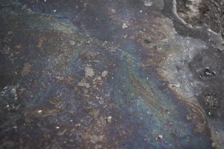 Oil slickの写真素材