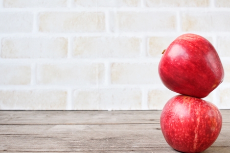 Red appleの写真素材