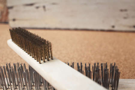 Brushed steelの写真素材