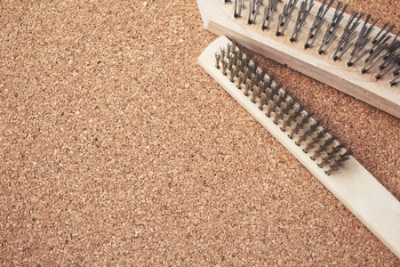 Brushed steelの写真素材