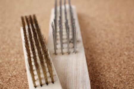 Brushed steelの写真素材