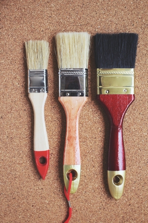 Painting brushesの写真素材