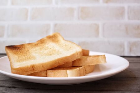 Slice toast breadの写真素材