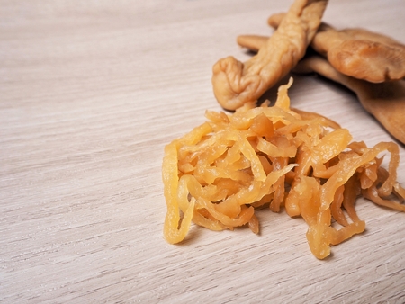 Pickled radish chinese foodの写真素材