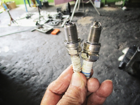 Spark plugの写真素材