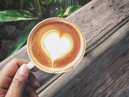Woman drinking coffeeの写真素材