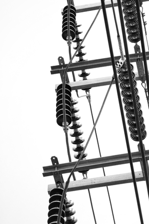 High voltage postの写真素材