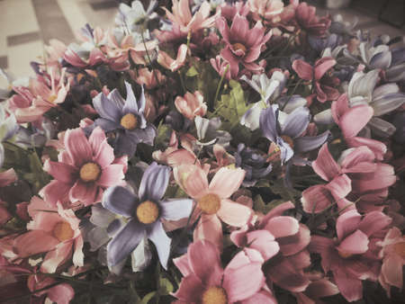 Beautiful of artificial flowersの写真素材