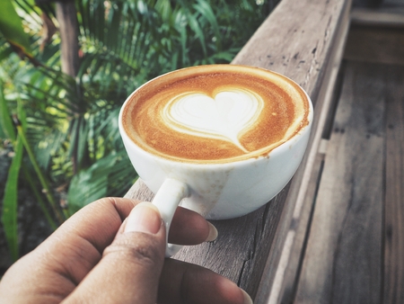 Woman drinking coffeeの写真素材