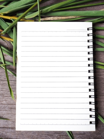 Blank notepadの写真素材