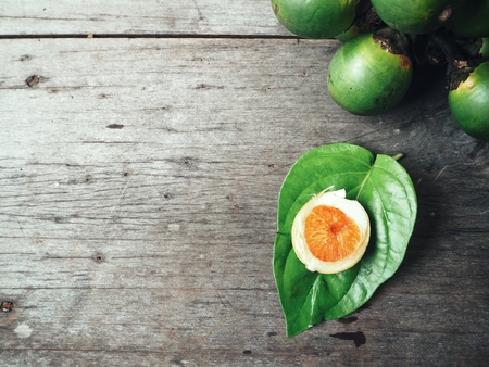 Betel nut and leafの写真素材