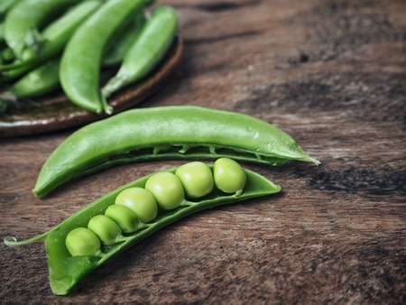 Green peasの写真素材
