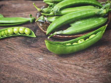 Green peasの写真素材