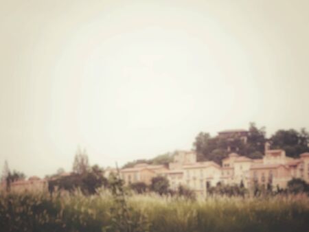 Blurred of cityの写真素材