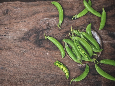 Green peasの写真素材