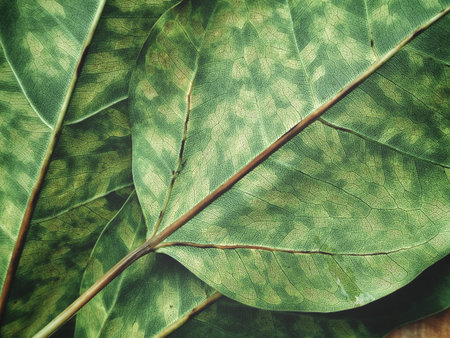 Green leaves background