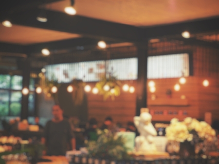 Blurred of cafeの写真素材