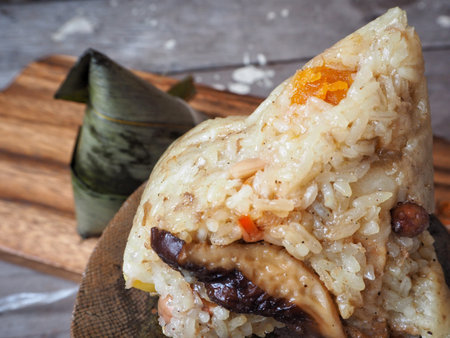 Zongzi chinese foodの写真素材