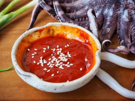 Sannakji octopus korean foodの写真素材