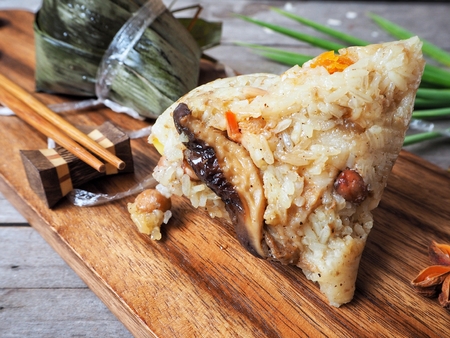 Zongzi chinese foodの写真素材