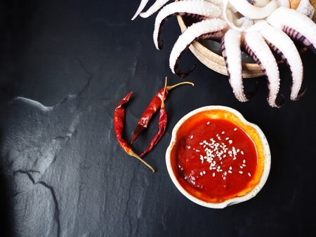 Sannakji octopus korean foodの写真素材