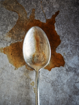 Stain of coffeeの写真素材
