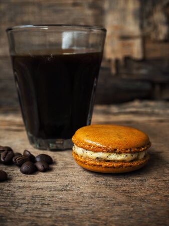 Macaroon coffeeの写真素材