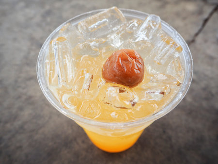 Plum juice Japanese food