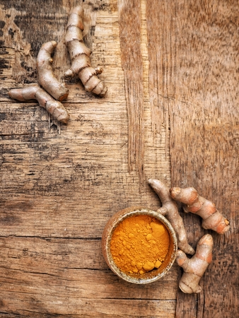 Turmeric powderの写真素材