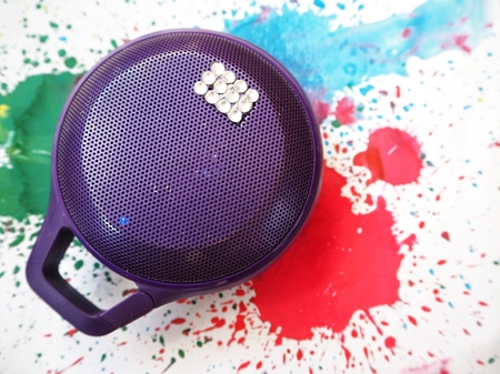 Bluetooth speakerの写真素材