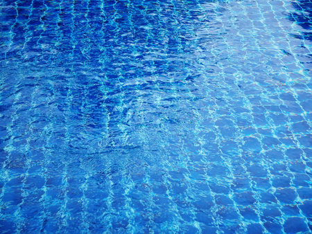 Texture of water in the pool
