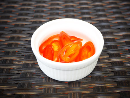 Pickled chilliの写真素材
