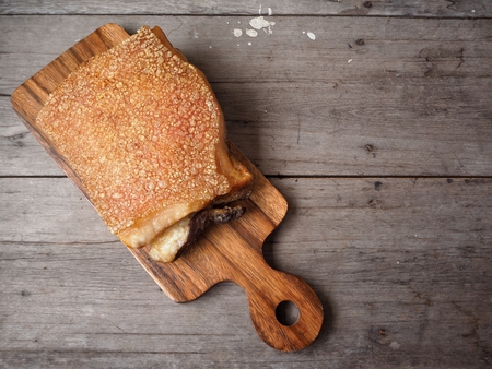 Pork belly grilled Chinese foodの写真素材