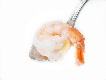 Fresh shrimp isolatedの写真素材
